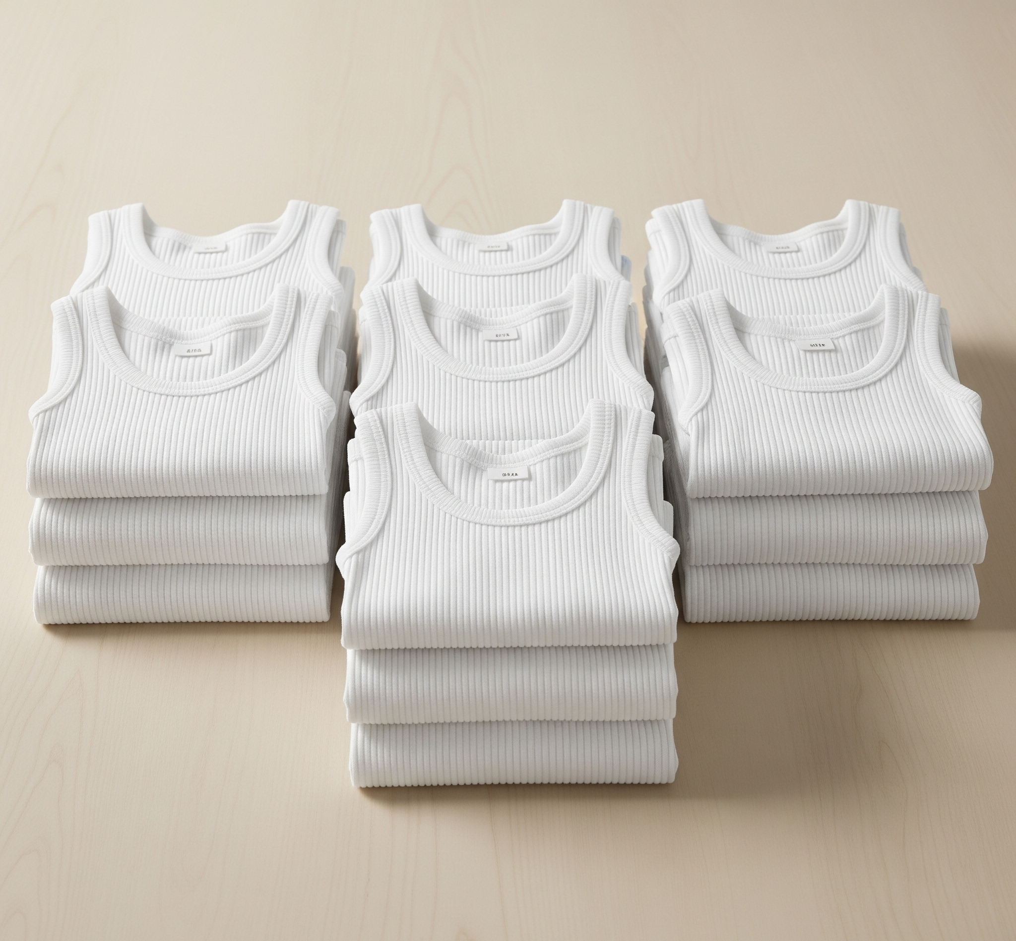 Ribbed Tank Tops (Undershirts)